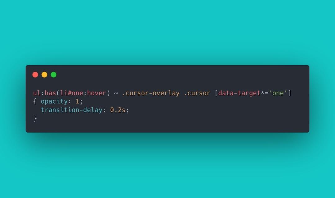 Cursor hover zone effect using CSS